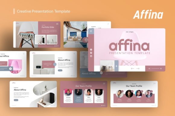 Affina Creative Presentation Template: A Strategic Asset for Professional Communication