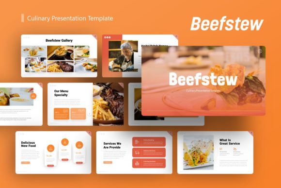 Beefstew Culinary Presentation Template