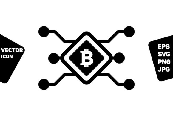 Cryptocurrency Icon Bitcoin Vector Assets