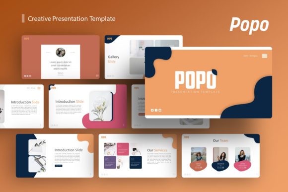 Designing Impactful Narratives with the Popo Creative Presentation Template