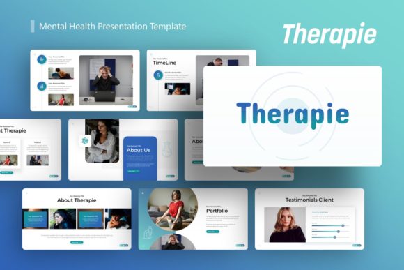 Designing with Empathy: How the Therapie Mental Health Presentation Template Transforms Sensitive Communication