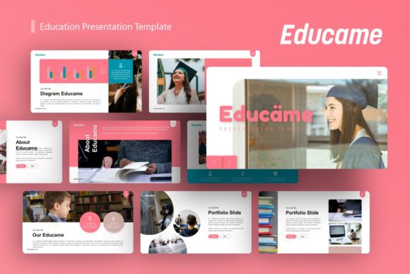 Educame Education Presentation Template Guide