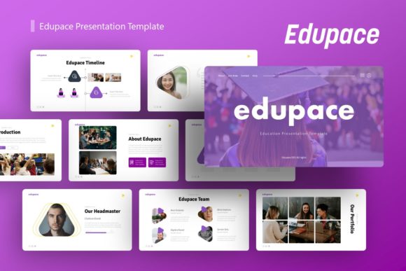 Edupace Education Presentation Template Guide