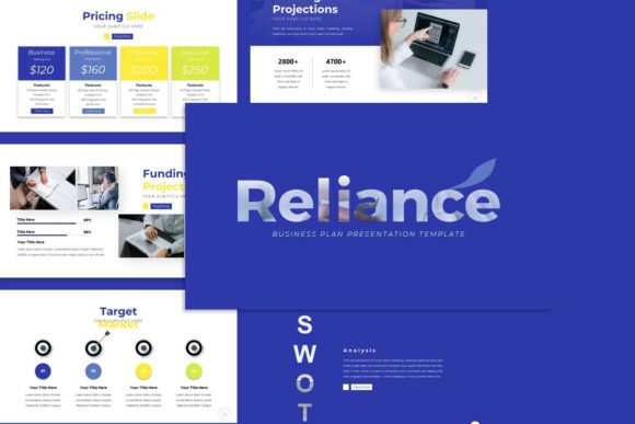 Elevating Professional Narratives with the Reliance Business Presentation Template