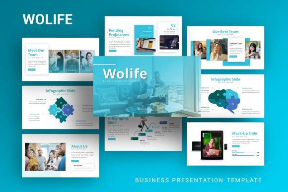 Evaluating Presentation Template - Wolife for Professional and Creative Use Cases