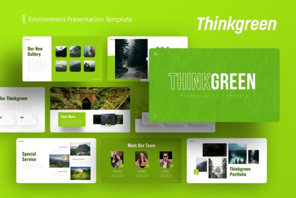 Evaluating the Think Green Presentation Template for Professional Use