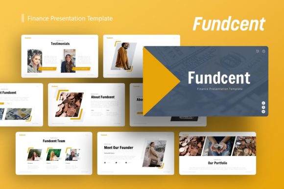 Fundcent Finance Presentation Template Guide