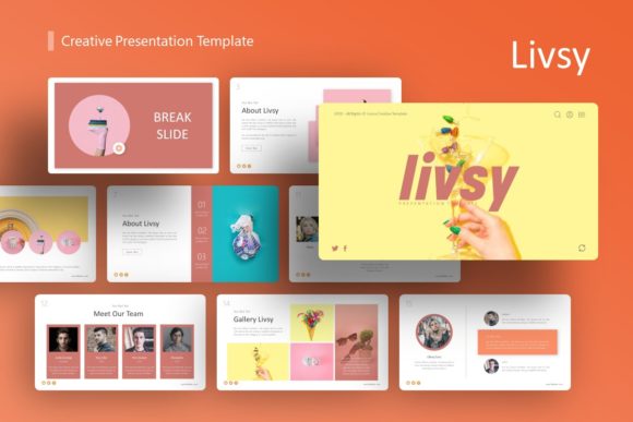 Livsy Creative Presentation Template Guide