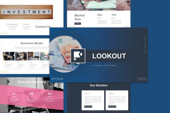 Lookout Investor Pitch Deck Design