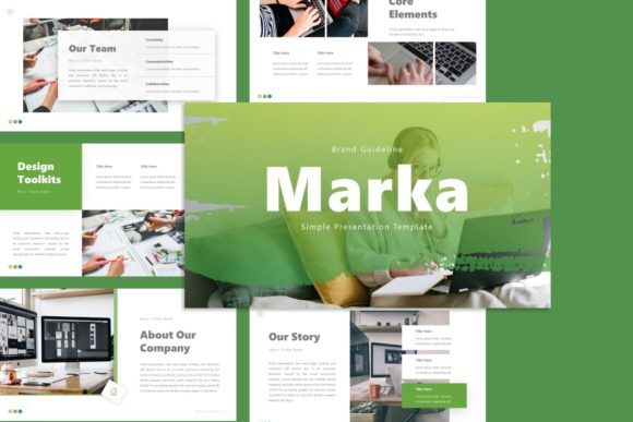 Marka Brand Guidelines Presentation Template