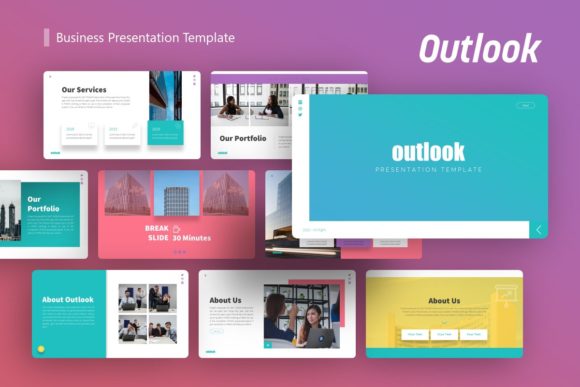 Outlook Business Presentation Template Guide