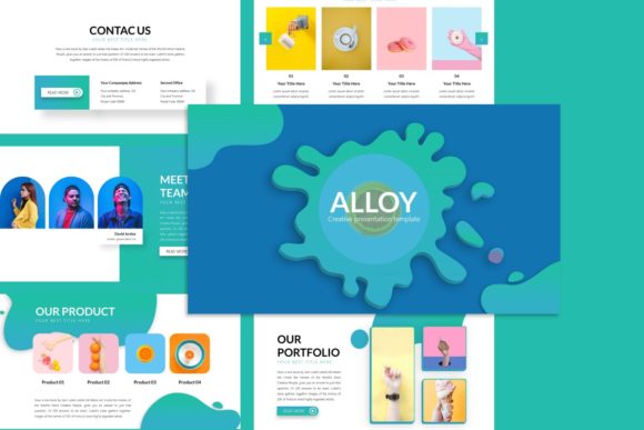Presentation Template - Alloy: A Versatile Design System for Modern Storytelling