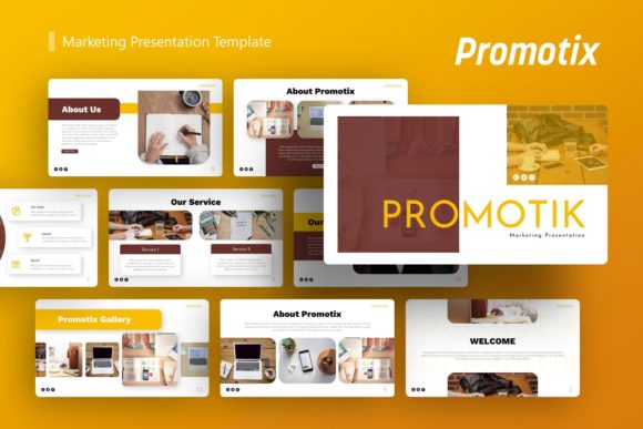 Presentation Template - Marketing: Elevating Your Pitch Deck and Corporate Profile