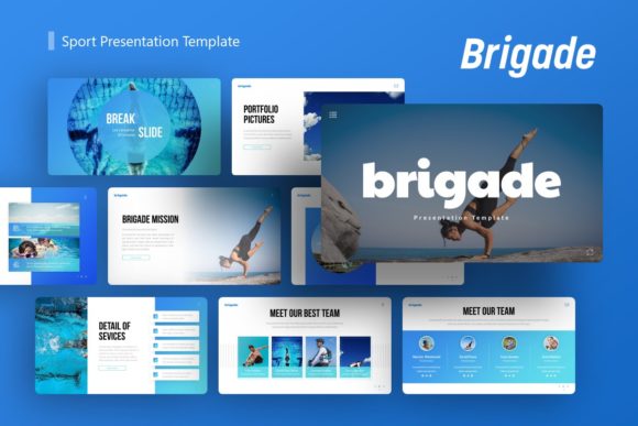 Presentation Template - Sport: Dynamic Design for Impact
