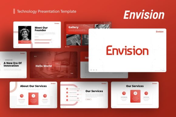 Presentation Template - Technology: Elevate Your Deck