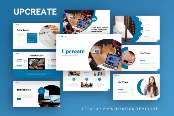 Presentation Template - Upcreate: Elevating Modern Visual Communication