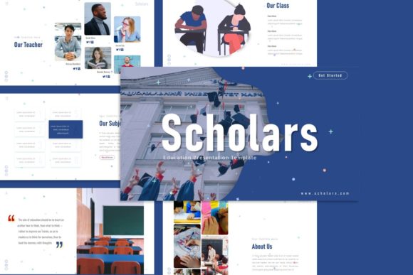 Scholar Education Presentation Template: Streamlining Visual Communication Workflows