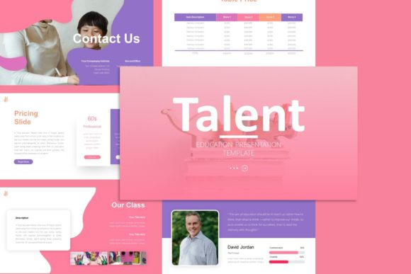 Talent Education Presentation Template Guide